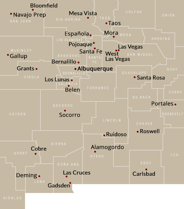 All NM MESA Regions