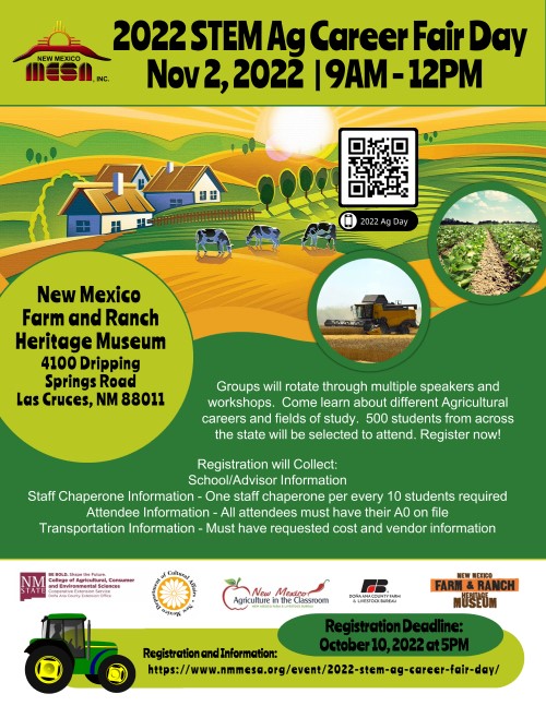 New Mexico MESA » 2022 STEM Ag Career Fair Day