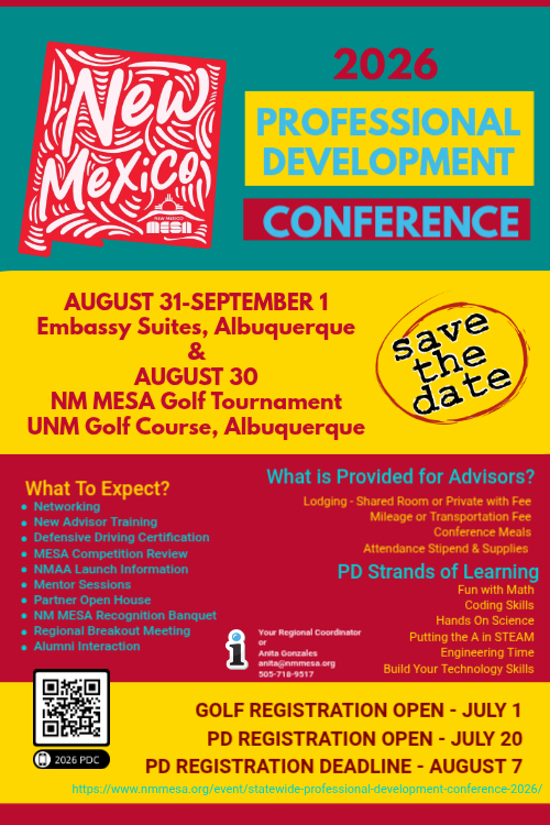 NM MESA Teacher PDC