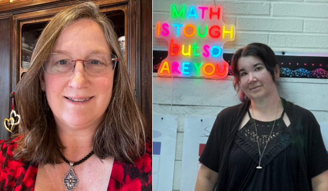 Marion Markham and Nicole Keeney